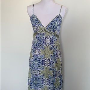 Long dress with cutouts and side slits